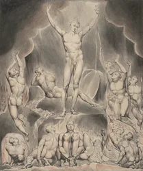 Ilustración 1 del "Paraíso Perdido" de Milton: Satanás llamando a sus legiones