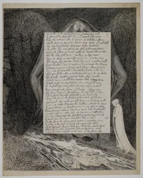 Ilustración de "Vala, The Four Zoas" de William Blake, Add MS 39764