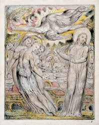 Cristo rechazando el banquete ofrecido por Satanás, de 