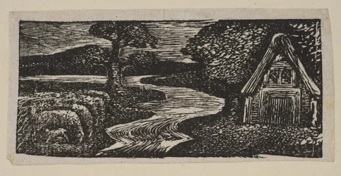 La inundación plateada de Sabrina, de las Pastorales de Virgilio de Thornton, 1821