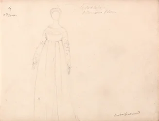 Hoja del Sketchbook de Blake-Varley de 1819, Páginas 27 y 28