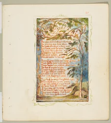 Canciones de Inocencia y de Experiencia: Noche, ca. 1825