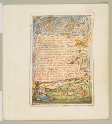Canciones de Inocencia y de Experiencia: Canción de la Enfermera, ca. 1825