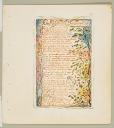 Canciones de inocencia y de experiencia: En el dolor de otro, ca. 1825