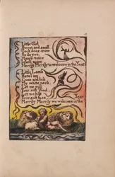 Canciones de Inocencia y de Experiencia, Lámina 12, Primavera (Bentley 23)