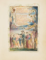 Canciones de Inocencia y de Experiencia: El Verde Resonante segunda placa, ca. 1825