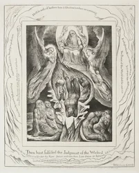 El Libro de Job: Pl. 16, Has cumplido el juicio de los malvados, 1825
