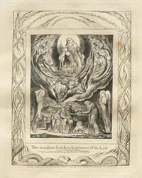 The Book of Job: Pl. 5, Then went Satan forth from the presence of the Lord