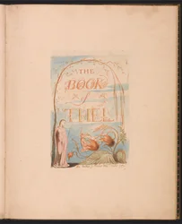 El Libro de Thel, Lámina 2, Página de Título