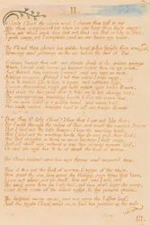 El libro de Thel, lámina 5, II., Oh pequeña nube...