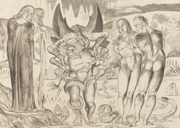 El Círculo de los Ladrones, Agnolo Brunelleschi Atacado por una Serpiente de Seis Patas