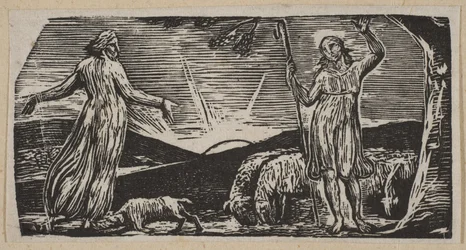 Thenot reprende a Colinet, de Pastorales de Virgilio de Thornton, 1821