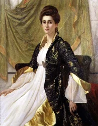 Retrato de la Sra. Ernest Moon, de soltera Emma de Villiers Lamb, c.1888