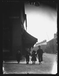 Calle Esmeralda, Cardiff, 1890s o 1900s