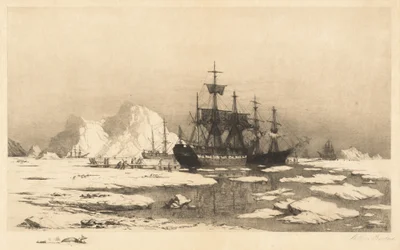 Entre los Témpanos de Hielo