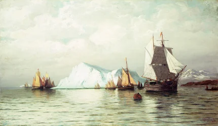 Artic Caravan (óleo sobre lienzo)