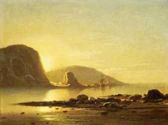 Amanecer en la cala