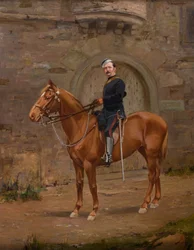 Un Oficial Voluntario a Caballo