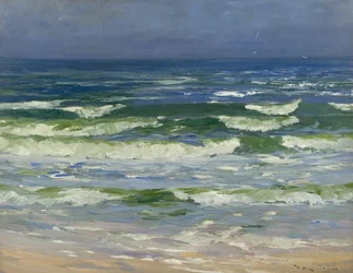 Escena Marina: Bahía de Floors Cerca de Auchmithie