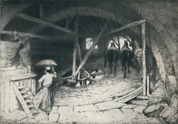 Un molino de harina galileo, finales del siglo XIX-principios del siglo XX, 1922