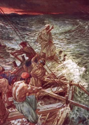 Jesús calmando la tempestad