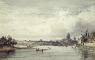 Vista lejana de París