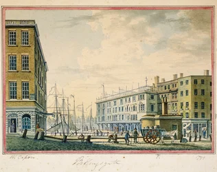 Mercado de Billingsgate, Londres, 1799