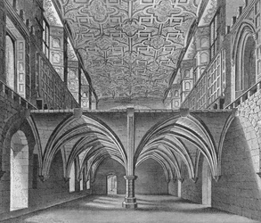 La cripta del convento de Santa Elena, Bishopsgate, Ciudad de Londres, c. 1819 1906