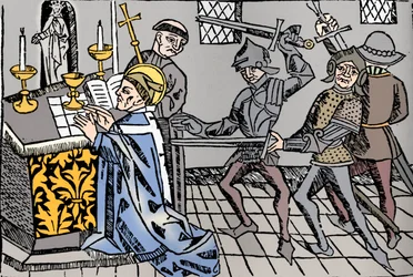 Martirio de San Tomás de Canterbury, c. 1484