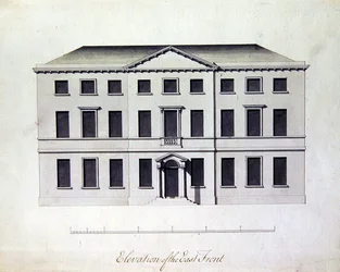Diseño para Enville Hall en Staffordshire, c.1770