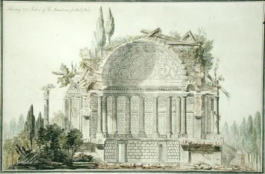 Diseño para un Mausoleo en Ruinas para el Príncipe de Gales (1738-1820) 1752