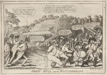 John Bull y los habitantes de Baltimore