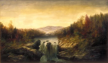 Paisaje con cascada, c.1860-1870