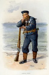 Orden de desembarco, c1890-c1893