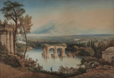 Una vista en la llanura de Corinto