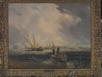 Bligh Sands, Sheerness (óleo sobre lienzo)