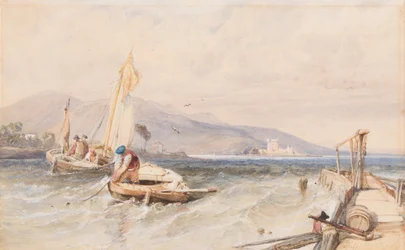 Castillo Douglas, Loch Leven, 1849