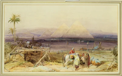 En el Nilo, Egipto, 1846