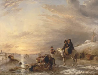 Escena de escarcha