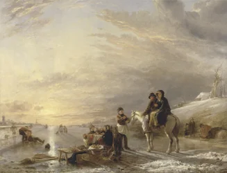 Escena de escarcha