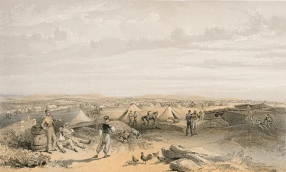 Campamento de la 4ª División, 15 de julio de 1855