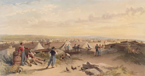 Campamento de la 4ª División 15 de julio de 1855