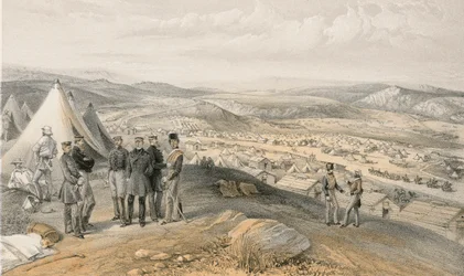 Campamento de caballería, 9 de julio de 1855