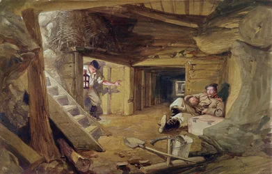 Mina en el Bastión du Mat, Sebastopol, Crimea