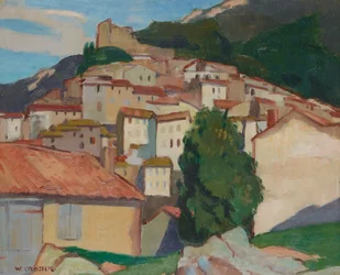 Bormes (óleo sobre tabla)