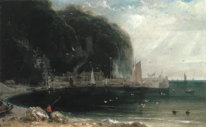 Clovelly en el Canal de Bristol, c.1813