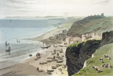Hastings, desde el East Cliff, de 
