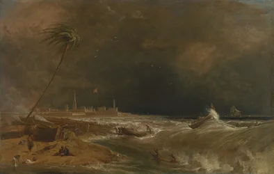 Madras, or Fort St. George, in the Bay of Bengal -- A Squall Passing Off [1833, Royal Academy of Arts, Londres, catálogo de exposición].