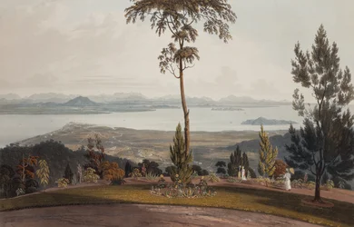 Vista desde Strawberry Hill, Isla del Príncipe de Gales