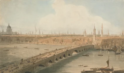 Vista del Puente de Londres y la Catedral de San Pablo